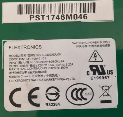 FUENTE PARA MONITOR CISCO TELEPRESENCE / NUMERO DE PARTE 341-100101-01 / FPS-100-D0000483-105 / 20131012 / PST1746M046 / LTI550HN07 / MODELO MX300 G8 / MODELO 55'' - Imagen 3